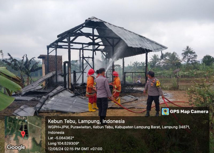 Ditinggal Panen Ikan Rumah Ludes Terbakar, Anak Nyaris Jadi Korban