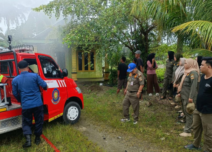 Diduga Akibat Korsleting Listrik, Rumah Warga Pemerihan Dilalap Api