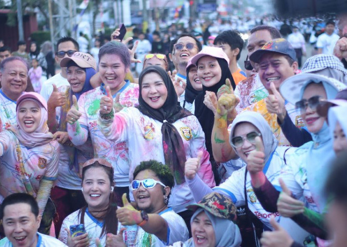 Bandar Lampung Color Run 2026 Meriahkan HUT ke-344 Kota Bandar Lampung, Ribuan Warga Ambil Bagian