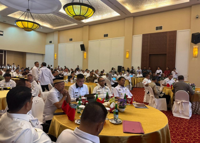 Pj Bupati Lampung Barat Hadiri Rapat HLM dan Capacity Building TPID Provinsi Lampung
