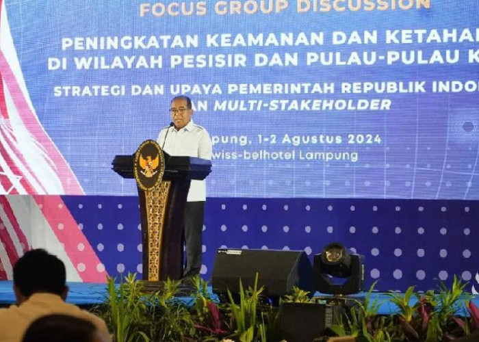 Pj Gubernur Samsudin Hadiri FGD Peningkatan Keamanan Wilayah Pesisir dan Pulau Kecil 