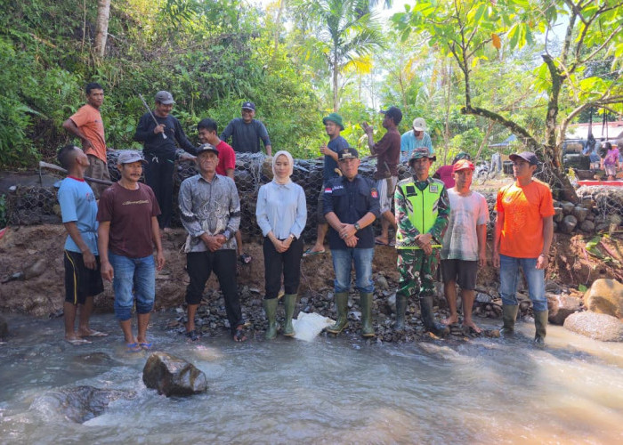 Tanggul Way Bulok Rusak, Tim Gabungan Lakukan Mitigasi Pasca Banjir Bandang BNS