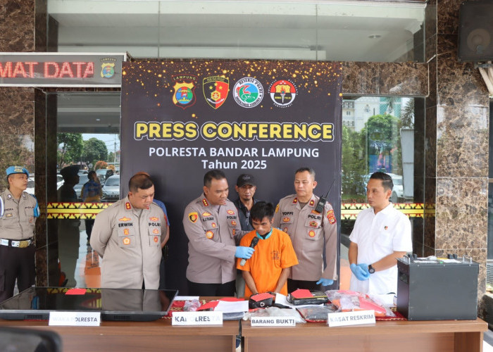 Polisi Bekuk Kawanan Pencuri Barang Berharga di Kantor Notaris Bandar Lampung