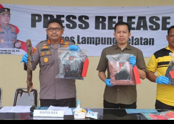 Kadus Di Desa Natar Diringkus Polres Lampung Selatan 