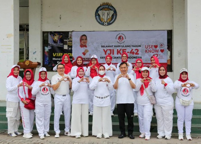 Mamiyani Kukuhkan Pengurus Klub Jantung Sehat, Disaksikan Ketua YJI Lampung 