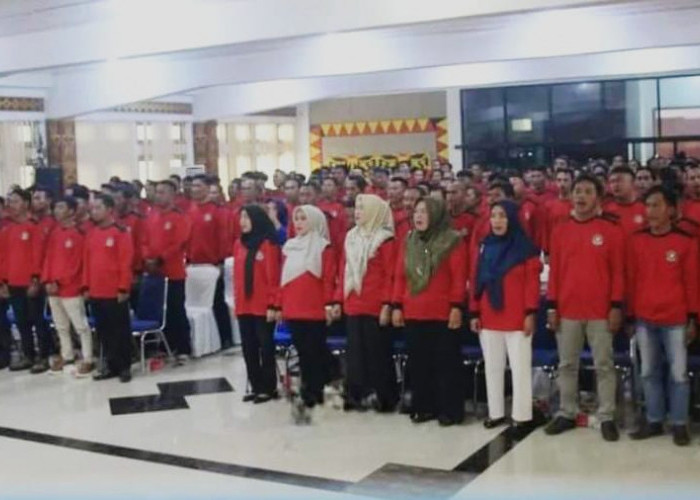 Pemkab Lampung Utara Lakukan Pengukuhan dan Pembinaan 250 Relawan Pemadam Kebakaran