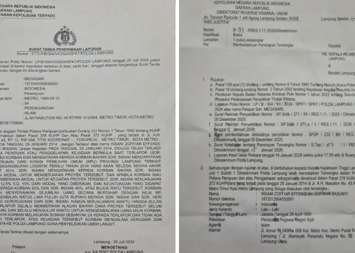 Direktur RS Candimas Kotabumi Dilaporkan ke Polisi, Diduga Tipu Warga Metro Rp950 Juta