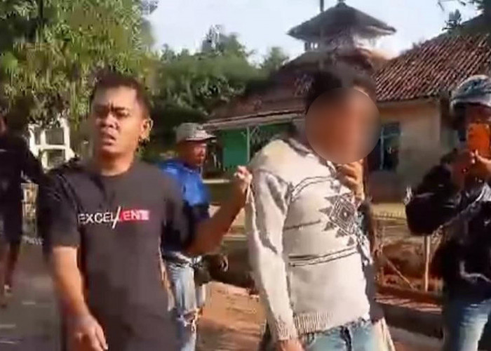 Viral! Pelaku Curas di Kotabumi Ditangkap Warga