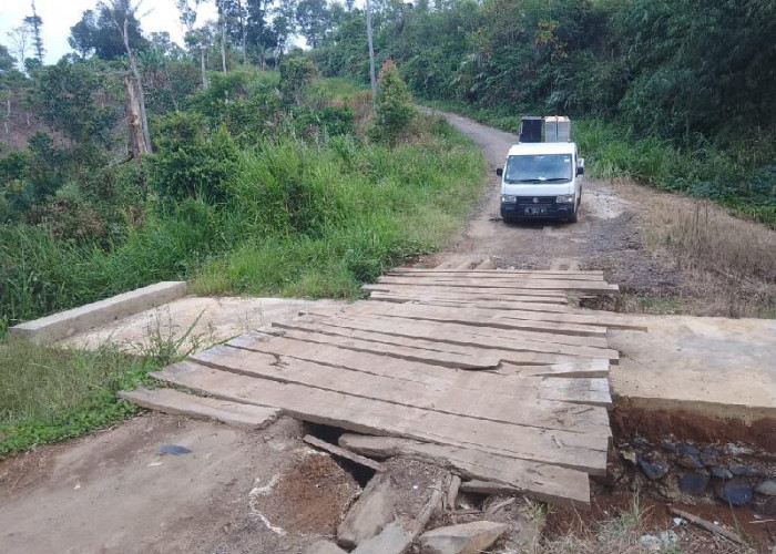 Warga Minta Jalan Penghubung Way Tenong-Air Hitam Diperbaiki