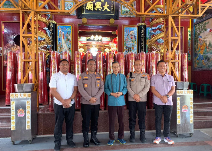 Jelang Perayaan Imlek, Kapolresta Bandar Lampung Pastikan Keamanan Vihara