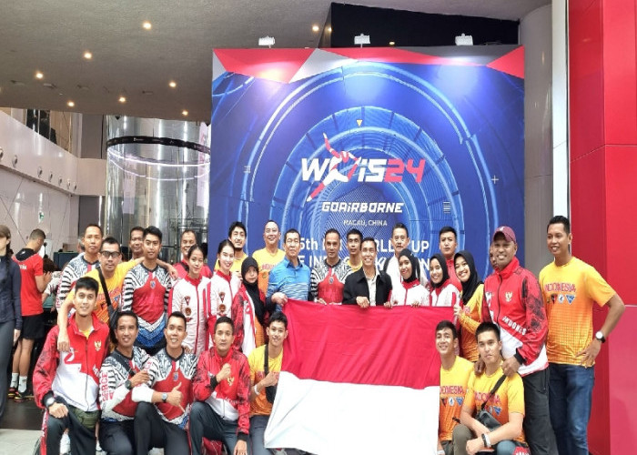 Hari Kartini, Polwan Brimob Polri Juara 2 Indoor Skydiving Asia di China