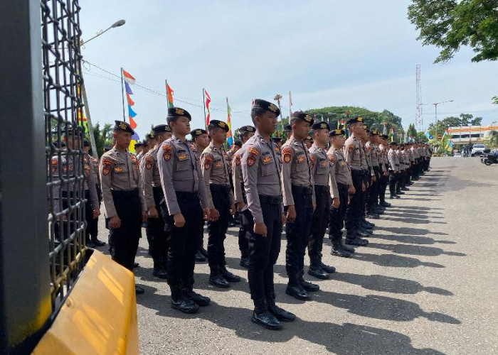 691 Personel Gabungan Siap Kawal May Day 2025 di Bandar Lampung