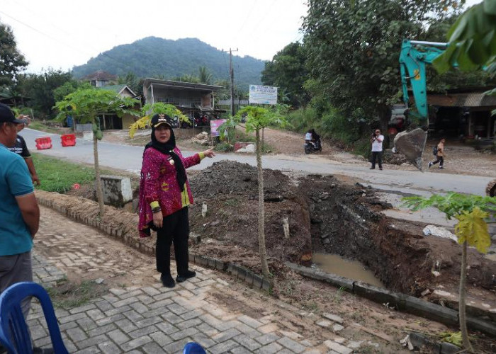 Pemkot Bandar Lampung Pasang Box Culvert di Lokasi Banjir Campang Jaya