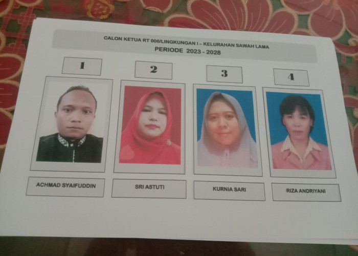 Pemilihan Ketua RT Sawah Lama Terindikasi Curang, Kandidat Merasa Dirugikan