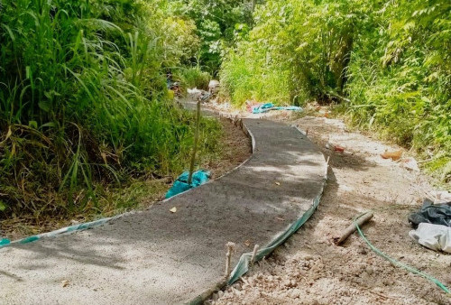 Pekon Tapaksiring Bangun Jalan Produksi Sepanjang 600 Meter 