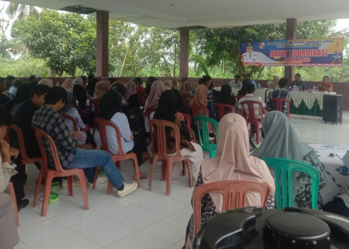 Kecamatan Abung Tengah Gelar Rapat Koordinasi Koperasi, BUMDes, dan Ketahanan Pangan