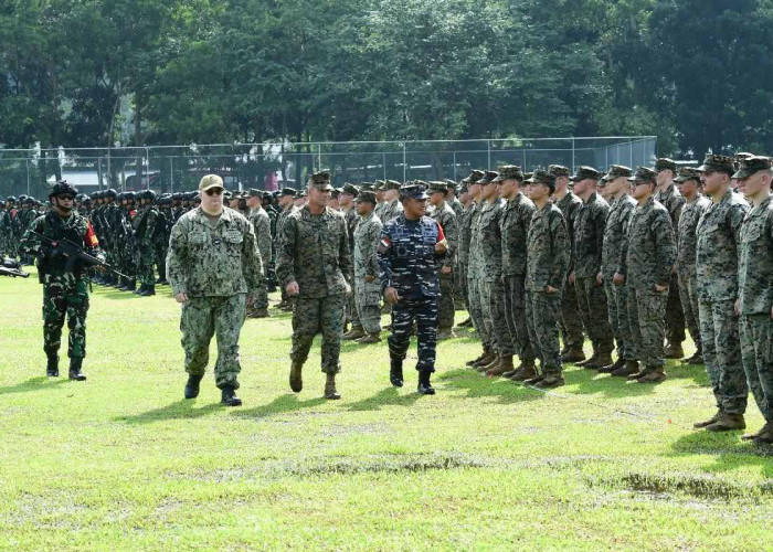 Bersama US Navy dan USMC, TNI AL Gelar Latma Carat 2024 di Lampung
