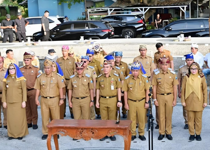 Bupati Egi Lantik 17 Pejabat Eselon II Lampung Selatan di Dermaga BOM, Berikut Daftar Lengkapnya