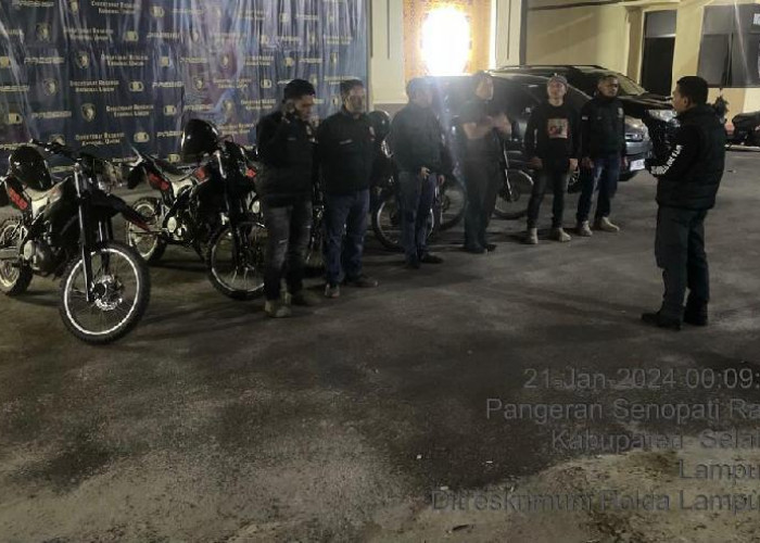 Polda Lampung Gencar Patroli Antisipasi Geng Motor, Tawuran dan C3