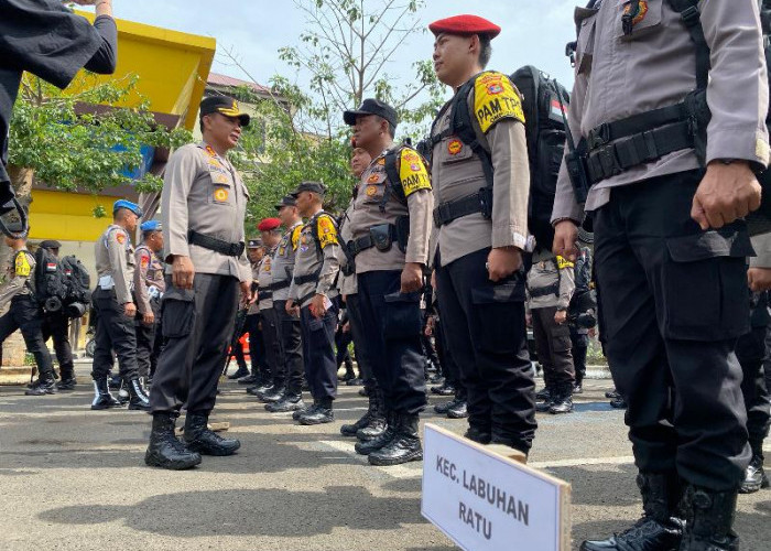 502 Personel Polresta Bandar Lampung Dikerahkan untuk Amankan 1.433 TPS Pilkada Serentak 2024