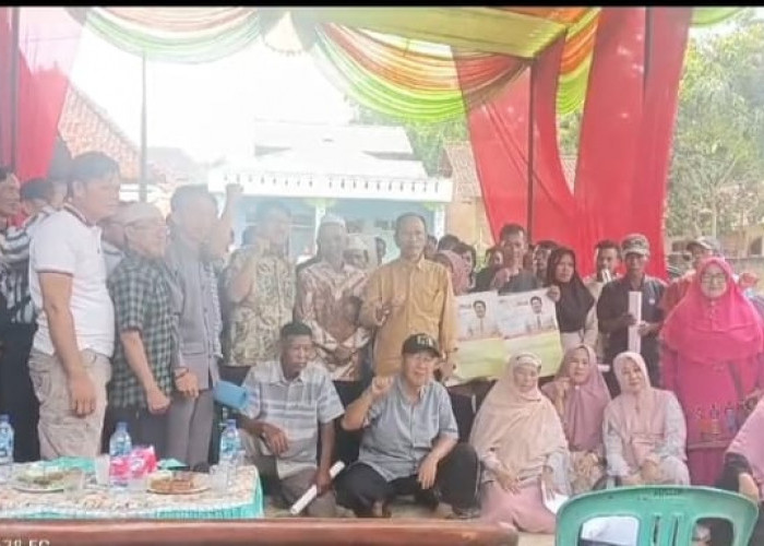 Bacabup Hamartoni Hadiri Pengukuhan dan Deklarasi Tim Pemenangan Pilkada Lampung Utara