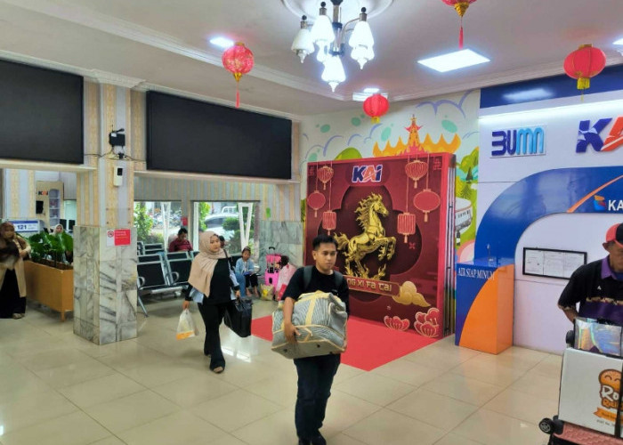 Libur Imlek 2026, Penumpang KA Rajabasa dan Kualastabas Meningkat Tajam