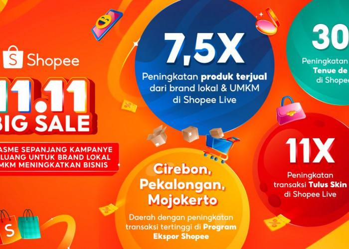 Fitur Shopee Live Dongkrak Penjualan Brand Lokal di 11.11 Big Sale  