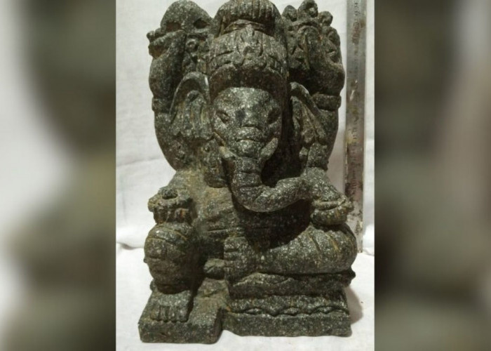 Penemuan Arca Ganesha di Kawasan Gunung Tangkil Sukabumi