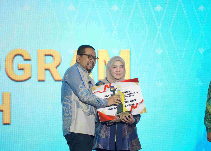 Pemkot Bandar Lampung Kembali Berprestasi, Raih Penghargaan Program 3 Juta Rumah 2026