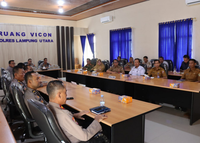 Antisipasi El Nino, Polres Lampung Utara Perkuat Sinergi Lintas Instansi