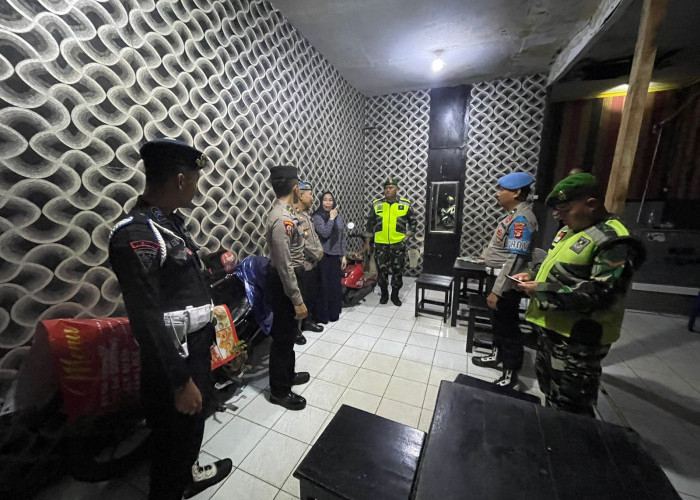 Polres Lampung Utara dan TNI Gelar Patroli serta Razia Tempat Hiburan Malam