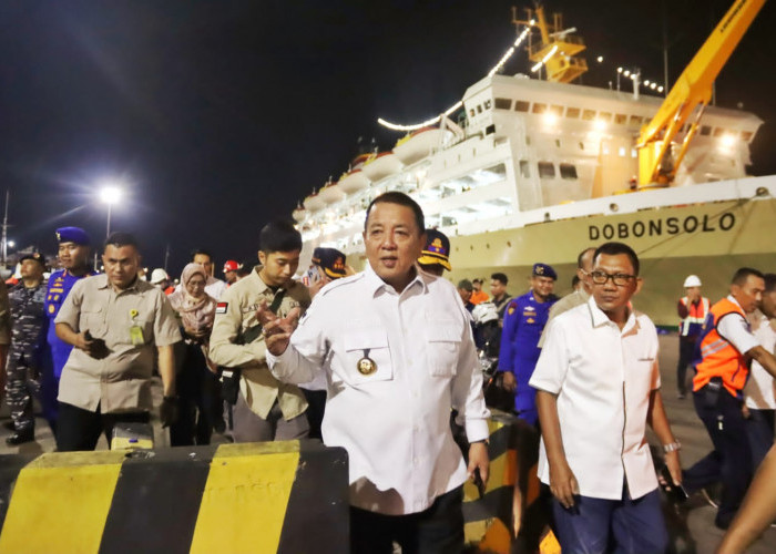 Gubernur Arinal Lepas Sambut Pemudik Roda 2 di Dermaga C Pelabuhan Panjang