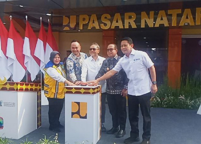 Resmikan Pasar Natar , Zulhas : Utamakan Pedagang Yang Lama 