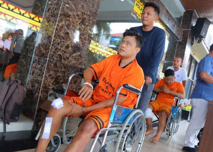 Kawanan Curanmor Bersenpi di Bandar Lampung Dibekuk, Sasar Motor Matic di Halaman Rumah