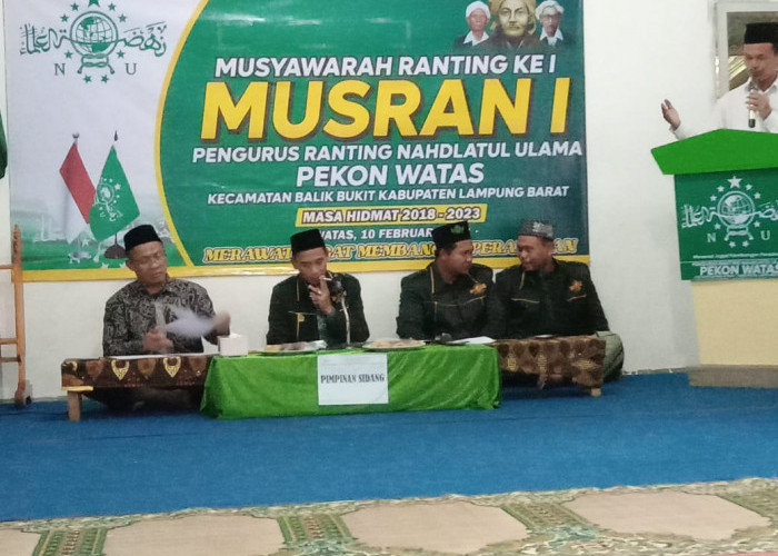 Musran NU ke I, Ust Andi Susanto dan Ust Suherman Terpilih Sebagai Ketua Tanfidziyah