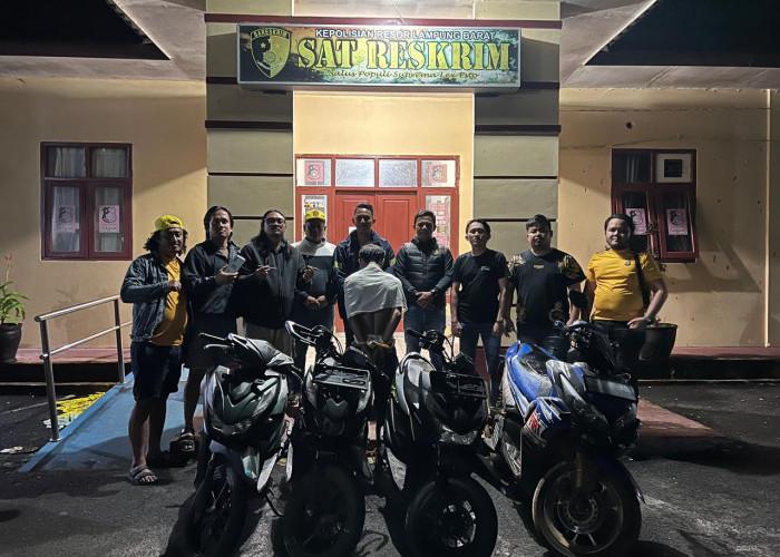 Pelaku Curanmor Pekon Bakhu Ditangkap, Polisi Amankan Motor Curian di Wonosobo