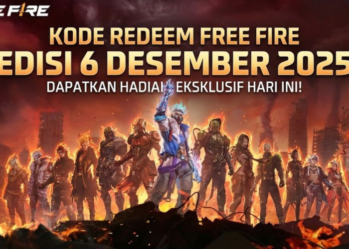 Kode Redeem FF 6 Desember 2025, Buruan Klaim 60 Hadiah Gratis Hari Ini!