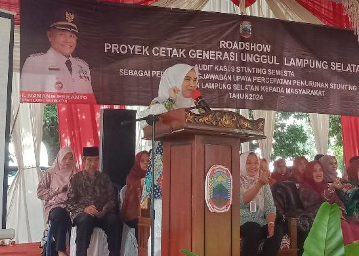 Ketua TPPS Lampung Selatan Winarni Buka Roadshow Cetak Generasi Unggul di Kecamatan Jatiagung 