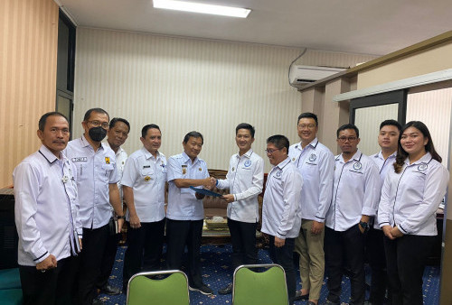 Kunjungi Asisten, Gapensi Siap Kolaborasi Dukung Program Pembangunan di Lampung 