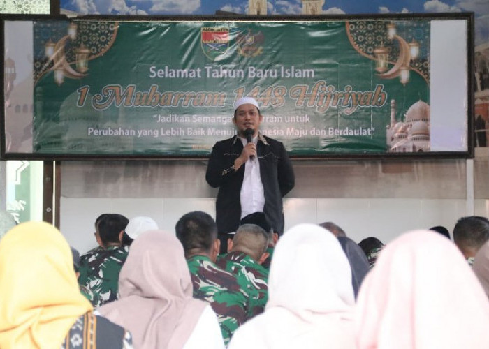 Kodim 0410/KBL Peringati Tahun Baru Islam 1448 H, Dandim Ajak Prajurit Tingkatkan Iman dan Pengabdian