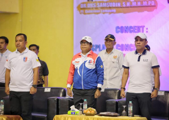 Pj Gubernur Samsudin Buka VIP Marching Battle Competition Gubernur Lampung Cup 2024