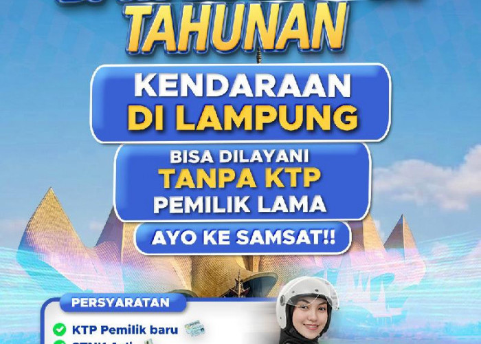 Masyakat Lampung Bayar Pajak Kendaraan Tanpa KTP Pemilik Lama