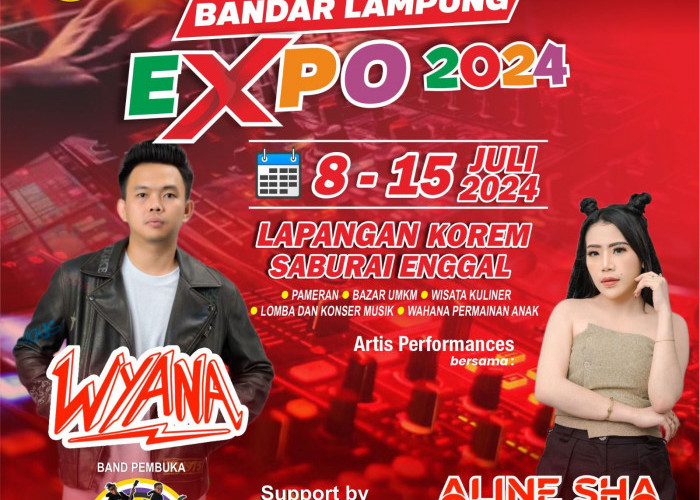 DJ Wyana dan Aline Sha, Tampil di Bandar Lampung Expo