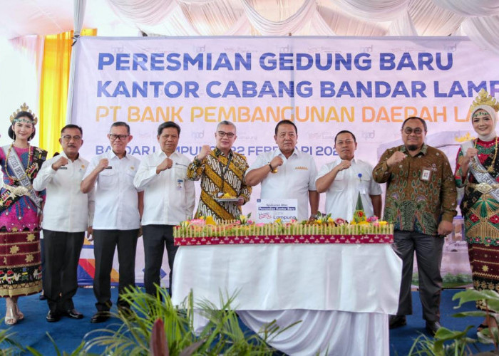 Arinal Resmikan Gedung Bank Lampung Cabang Bandar Lampung