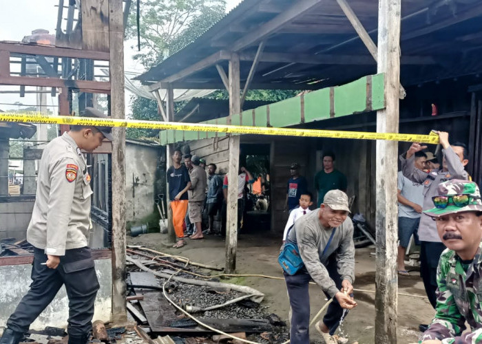 Kebakaran di Pekon Semarang Jaya  Disebabkan Korsleting Listrik Setelah Pemadaman