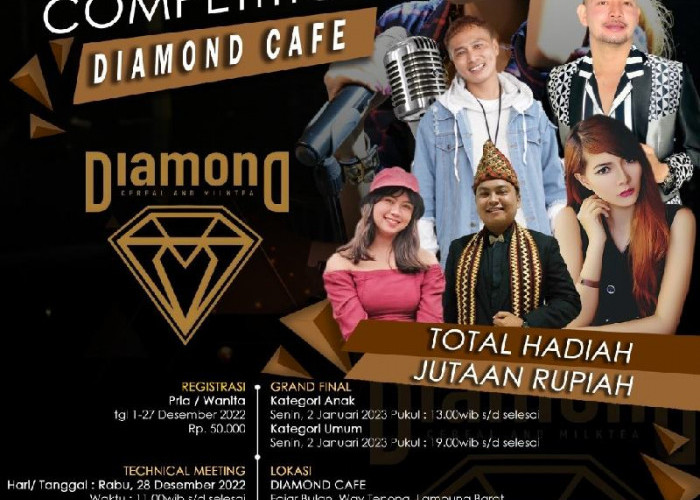 Ayo Ikuti ...!!! Ajang Pencarian Bakat Solo Song Diamond Cafe Fajarbulan 