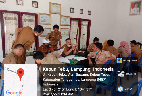 Tim Kecamatan Monev APBP dan Sosialisasi Penyusunan RPJM Pekon Purajaya
