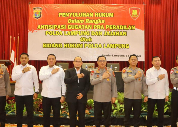 Penyuluhan Antisipasi Gugatan Pra Peradilan, Kapolda Lampung : Pahami dan Implementasikan dalam Tugas