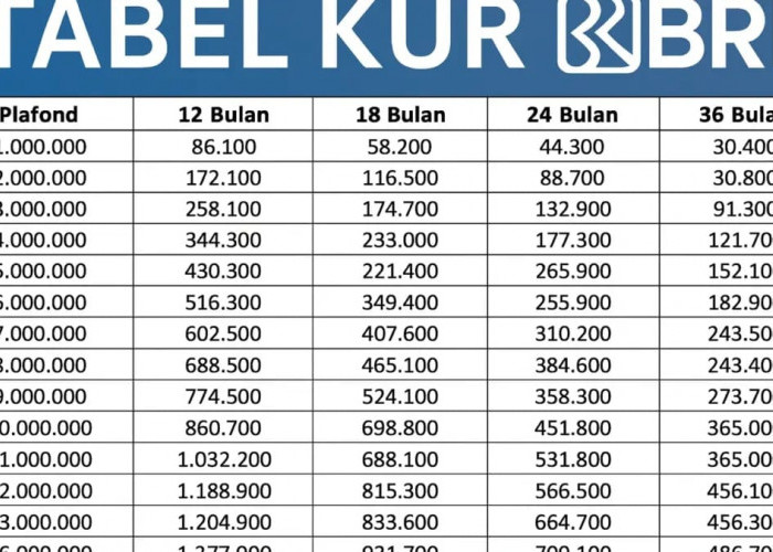 KUR BRI Rp20 Juta Tahun 2026 Jadi Andalan UMKM, Bunga Rendah dan Cicilan Fleksibel