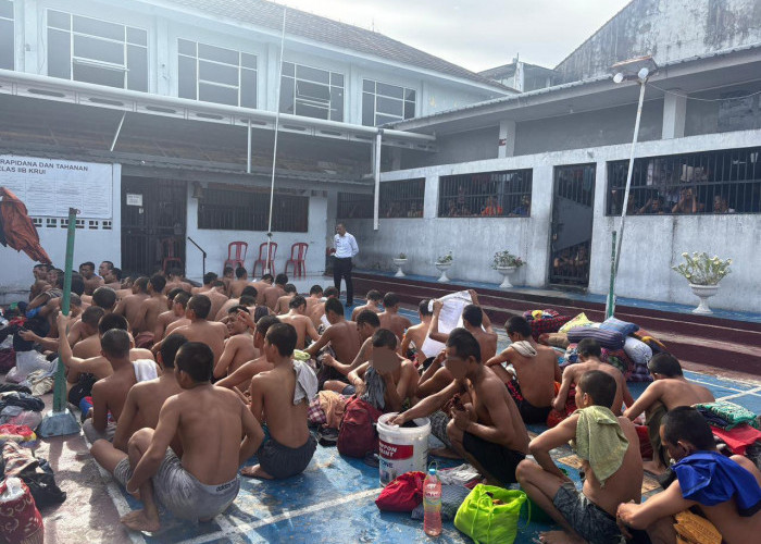 Perketat Disiplin Hunian, Rutan Krui Gelar Salam Pemasyarakatan dan Razia Barang Berlebih